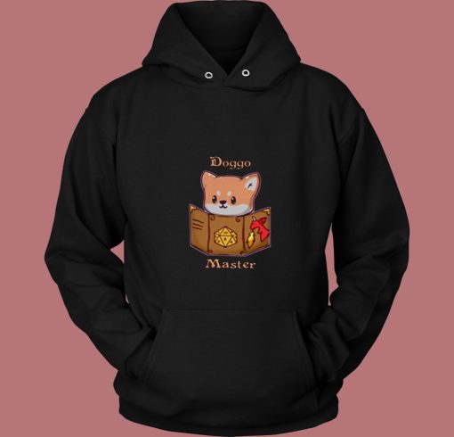 Shiba Inu Dungeon Master 80s Hoodie