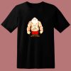 Shirtless Santa Covered In Tattoos For Christmas 80s T Shirt