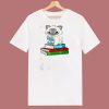 Siamese Cat Loves Books 80s T Shirt