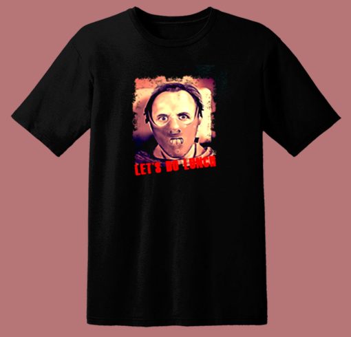 Silence Of The Lambs Lets Do Lunch 80s T Shirt