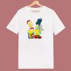 Simpsons Christmas Family 80s T Shirt