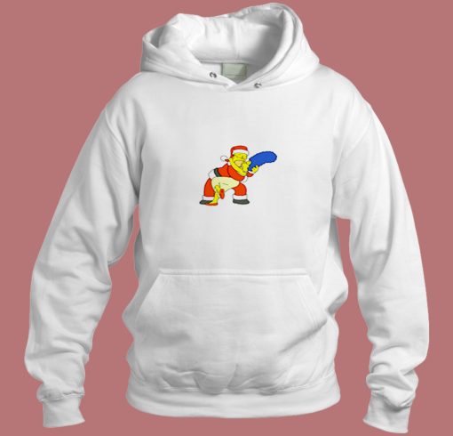 Simpsons Christmas Homer And Marge Dancing Aesthetic Hoodie Style