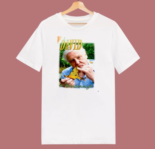 Sir David Attenborough 80s T Shirt