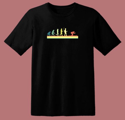 Ski Retro Human Evolution 80s T Shirt