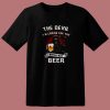 Skull Devil Larger Alcohol Biker 80s T Shirt