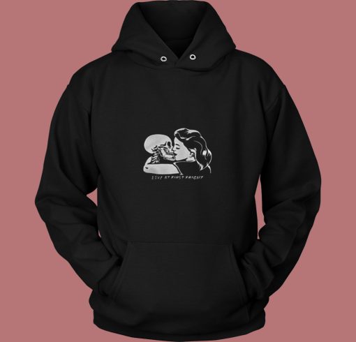 Skull Love At First Fright 80s Hoodie