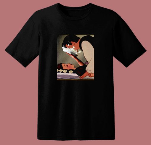 Snow White Pie Face Funny Parody 80s T Shirt