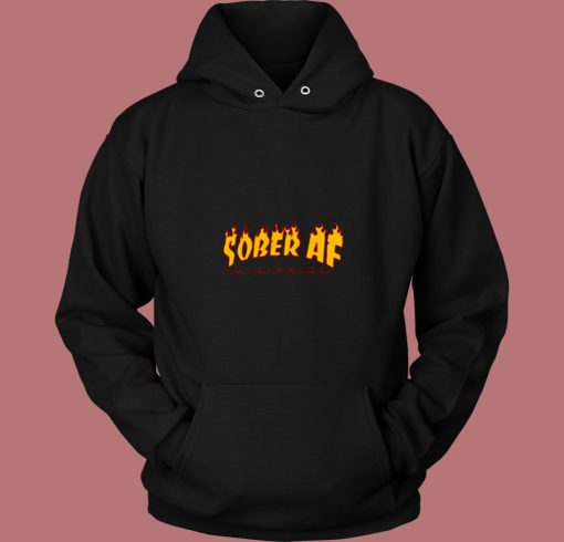 Sober Af Sobermode 80s Hoodie