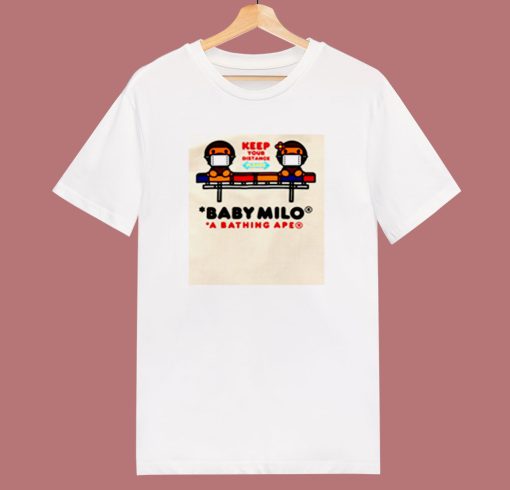 Social Distance Baby Milo 80s T Shirt