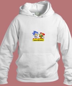 Sonic The Hedgehog I Won Instantly Aesthetic Hoodie Style