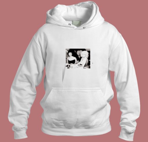 Sophia Loren Staring At Jayne Mansfields Boobs Photo Aesthetic Hoodie Style