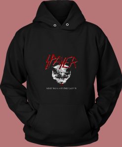 Spayer Funny Vintage Style Slayer Parody Cat 80s Hoodie