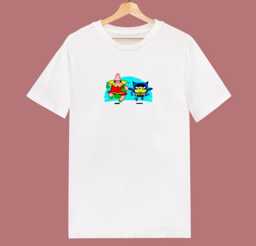 Spongebob Friends Patrick Star Parody 80s T Shirt