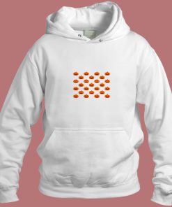 Spooky Pumpkin Pattern Aesthetic Hoodie Style