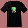 Springtastic Fantastic Four Bart Superhero 80s T Shirt