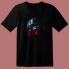 Star Wars The Mandalorian Helmet Scene Fill 80s T Shirt