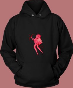 Stupid Cupid Black 80s Hoodie