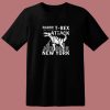 T Rex Attacks New York 80s T Shirt