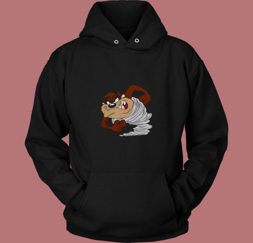 Tasmanian Devil Spinning Fast 80s Hoodie