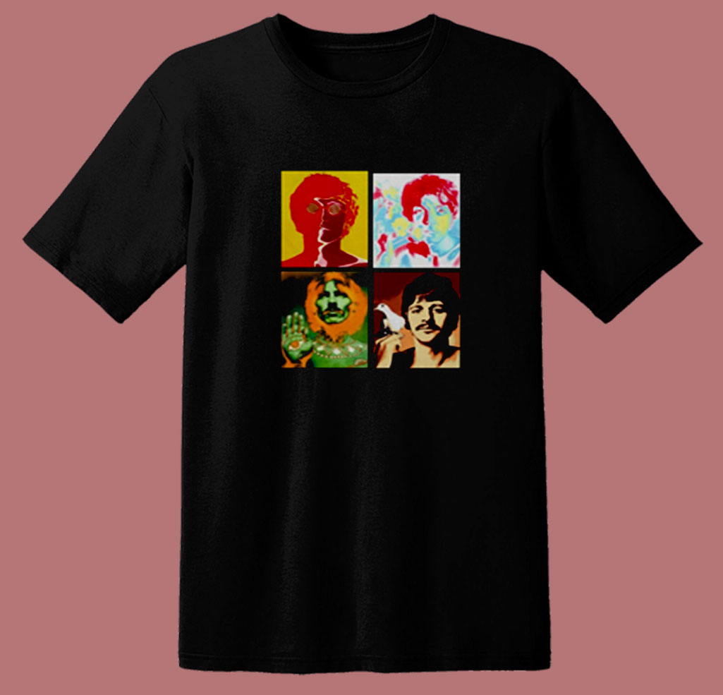 The Beatles Pop Art 80s T Shirt - Mpcteehouse.com