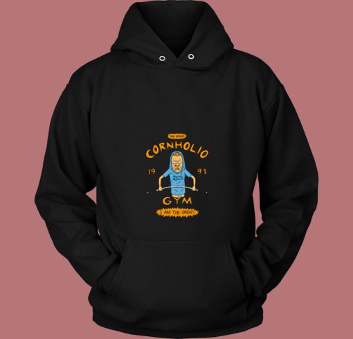 The Great Cornholio Gym 1993 80s Hoodie