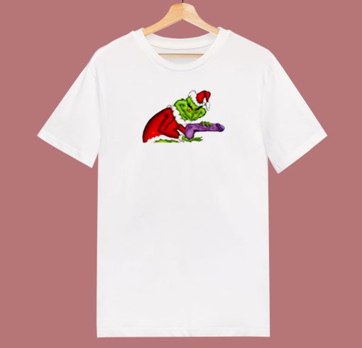 The Grinch Art 80s T Shirt