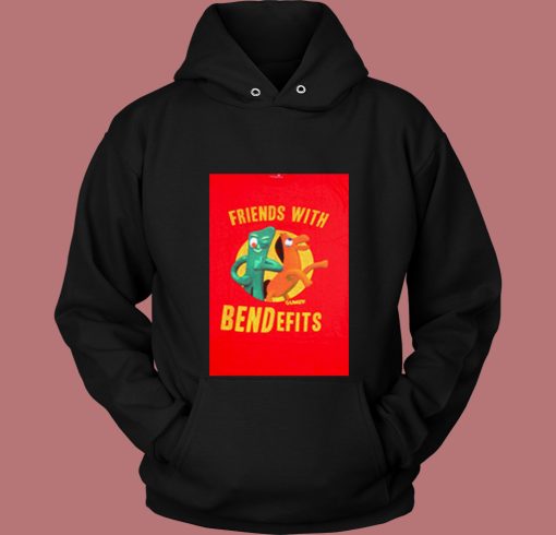 The Gumby Friends With Bendefits 80s Hoodie