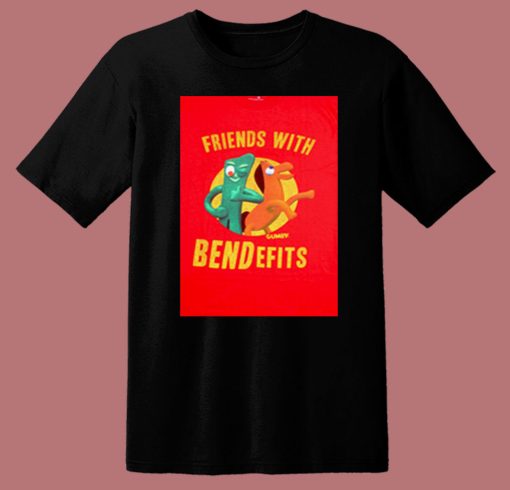 The Gumby Friends With Bendefits 80s T Shirt