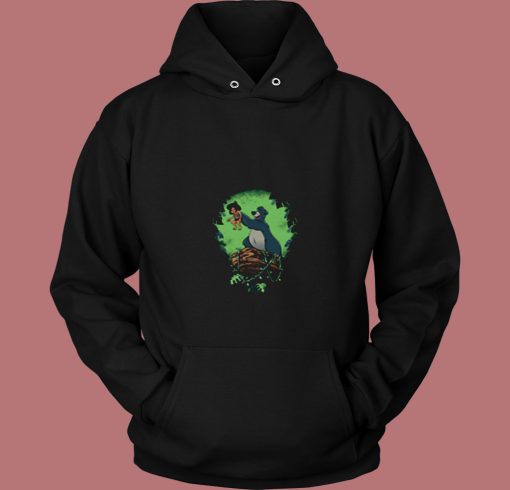 The Jungle Book Baloo And Mowgli Lion King 80s Hoodie