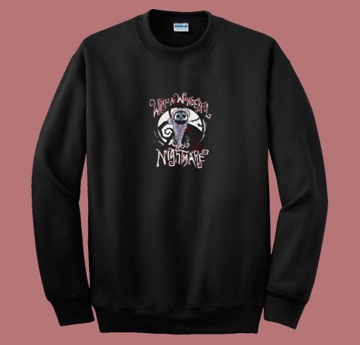 The Nightmare Before Christmas Santa Jack 80s Sweatshirt