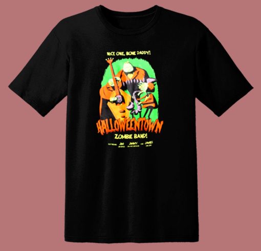 The Nightmare Halloween Town Band 80s T Shirt