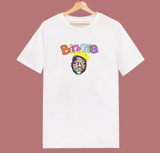 The Notorious Crowned Biggie Colorful 80s T Shirt