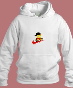 The Simpsons Bart Jordan Swoosh Aesthetic Hoodie Style