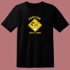 The Simpsons Homer Simpson Caution Man At Work 80s T Shirt