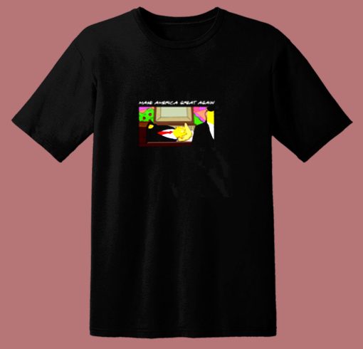 The Simpsons President Trump Funeral 80s T Shirt