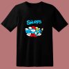 The Smurfs Tv Series Animated Poster 80s T Shirt