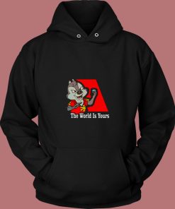 The World Is Yours Chip N Dale 80s Hoodie