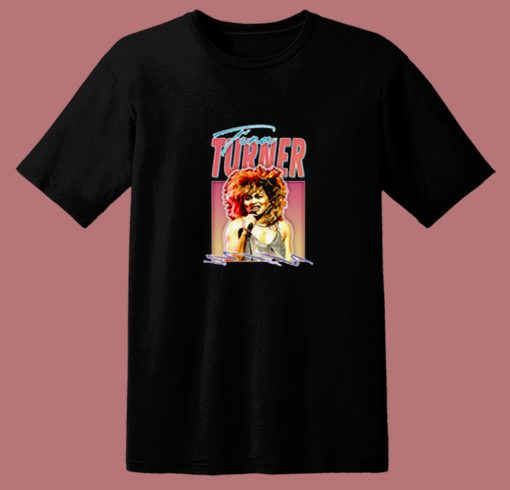 Tina Turner Graphic Art Christmas 80s T Shirt