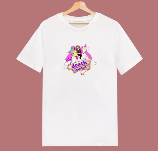 Toki And Dr Rockzo Riding Unicorn Death Metal 80s T Shirt