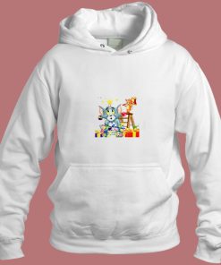 Tom Jerry Cartoon Vintage Christmas Aesthetic Hoodie Style