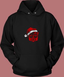 Transformers Autobot Santa Christmas 80s Hoodie