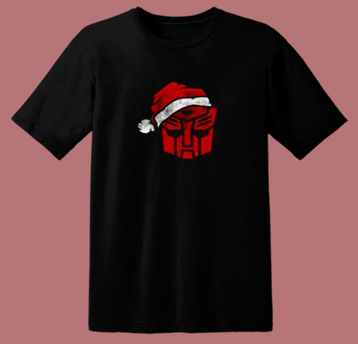 Transformers Autobot Santa Christmas 80s T Shirt