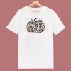 Trendy Leopard Pumpkin 80s T Shirt