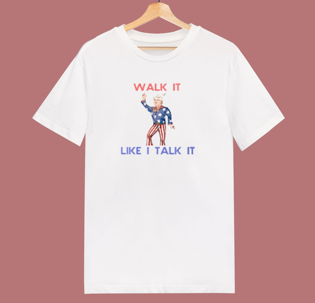 Trump Walk It Migos Drake 80s T Shirt - Mpcteehouse.com