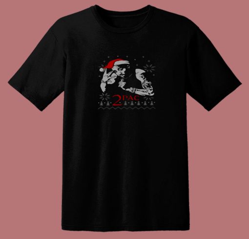 Tupac Rappers Hip Hop Christmas 80s T Shirt