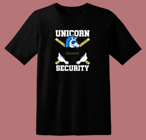 Unicorn Security 80s T Shirt