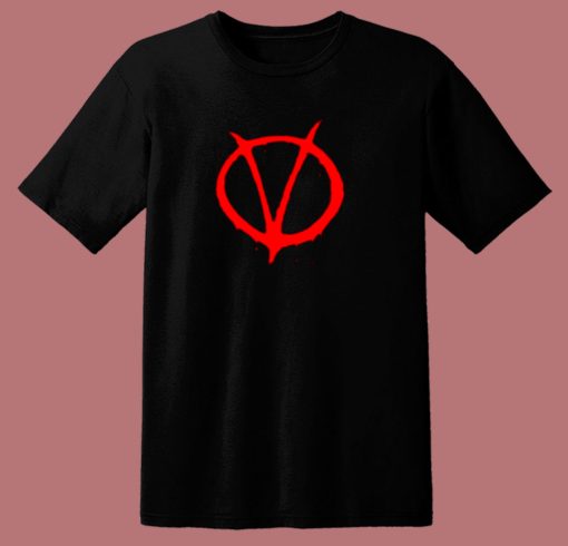 V For Vendetta Movie Symbol 80s T Shirt