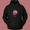 Vaporwave Pink Skull 80s Hoodie