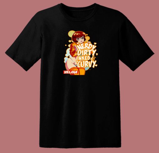 Velma Nerdy Dirty Inked Curvy 80s T Shirt