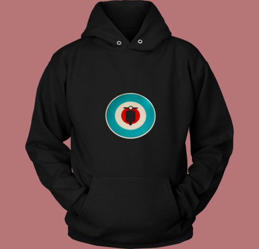 Vespa Logo Moped Retro 80s Hoodie